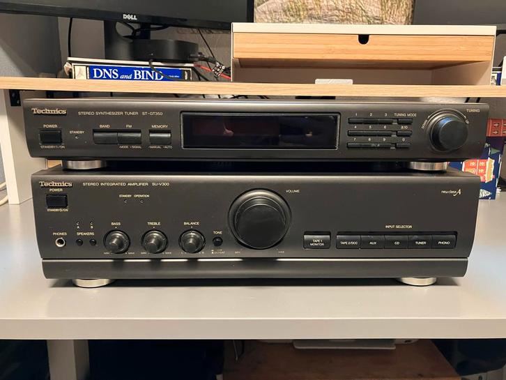 Technics Versterker SU-V300 & Radio ST-GT350, Audio, Tv en Foto, Versterkers en Receivers, Gebruikt, Stereo, 60 tot 120 watt, Overige merken