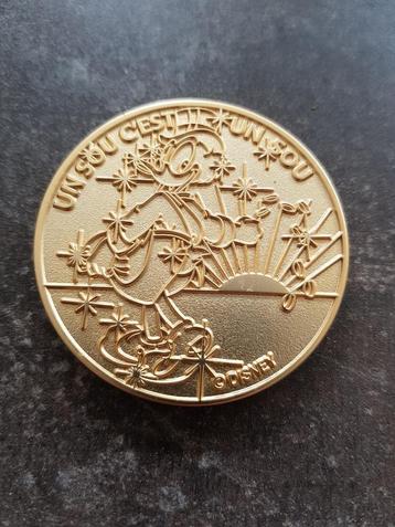 Gouden 24 Karaat Walt Disney Dagobert Duck Geldpakhuis Munt beschikbaar voor biedingen