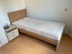Eenpersoonsbed met matras - Direct Beschikbaar!, Ophalen, 90 cm, Eenpersoons, Beige