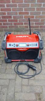 Hilti bouwradio, Audio, Tv en Foto, Radio's, Ophalen, Gebruikt, Bouwradio
