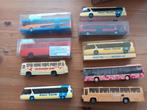 9 autobussen H0 rietze e.a, Hobby en Vrije tijd, Modelauto's | 1:87, Ophalen of Verzenden, Gebruikt, Bus of Vrachtwagen, Rietze
