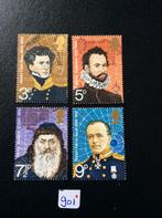 Engeland postzegels 1972 pfr M 590/93, Ophalen of Verzenden, Postfris