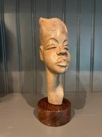 Afrikaans Houten Beeld, Antiek en Kunst, Kunst | Beelden en Houtsnijwerken, Ophalen of Verzenden