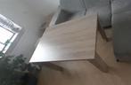 Leenbakker Houten Tafel + 2 Stoelen, Ophalen, Gebruikt, 100 tot 150 cm, 50 tot 100 cm