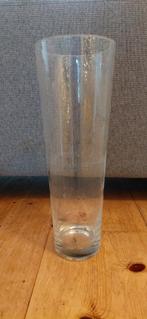 Glazen vaas, circa 50 cm hoog., Huis en Inrichting, Woonaccessoires | Vazen, Ophalen, Gebruikt, Overige kleuren, 50 tot 75 cm