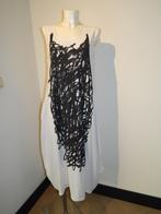 Rundholz maxi dress wit rok bol vallend zwarte print L, Kleding | Dames, Verzenden, Wit, Maat 42/44 (L), Rundholz