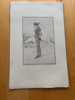 Ets, Antiek en Kunst, Kunst | Etsen en Gravures, Verzenden