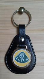 LOTUS Sleutelhanger met logo . Zwart leer, Nieuw, Lotus, Ophalen of Verzenden