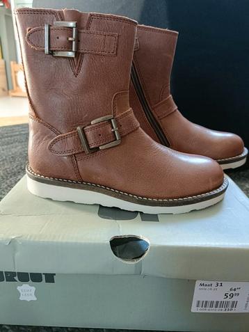 Nieuw! echt leder boots laarzen jongen maat 31 beschikbaar voor biedingen