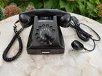 Bakelieten PTT-telefoon met meeluisterapparaatje+onderdelen, Telecommunicatie, Vaste telefoons | Niet Draadloos, Ophalen of Verzenden