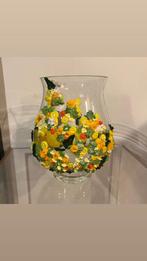 Vaas “lemoncolor”, upcycled & handmade, Huis en Inrichting, Woonaccessoires | Vazen, Minder dan 50 cm, Glas, Ophalen of Verzenden