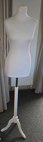 Paspop wit met standaard.dames, Ophalen, Zo goed als nieuw, Paspop