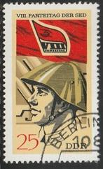 DDR 1971 1678 Partijdag SED 25p, Gest, Ophalen of Verzenden, DDR, Gestempeld
