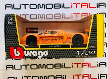 Maserati MC12 arancia Solar-Direct BBurago 1:24 beschikbaar voor biedingen