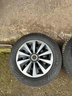 4 seizoenen Banden met stalen velg 4x108 Peugeot/Citroën, Auto-onderdelen, Banden en Velgen, Ophalen, Gebruikt, 15 inch, Banden en Velgen