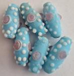 Italiaanse lampwork glas kralen 3 cm 7, Verzenden, Nieuw, Kraal