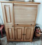 Computerkast, Huis en Inrichting, Kasten | Computermeubels, Ophalen, Gebruikt, 70 tot 120 cm, Licht eiken