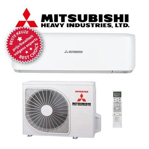 Mitsubishi heavy industrie actie nieuwe model Nijmegen, Witgoed en Apparatuur, Airco's, Nieuw, Wandairco, 100 m³ of groter, 3 snelheden of meer