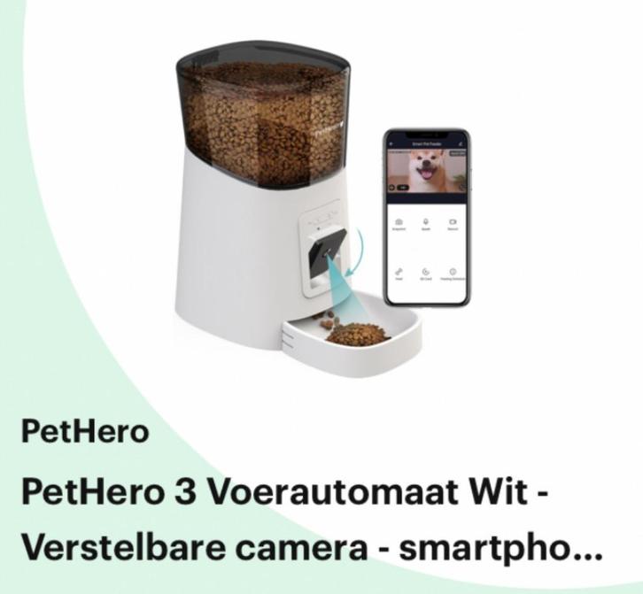 Pethero Catfeeder kattenvoerder, Dieren en Toebehoren, Kattenvoerbakken en Drinkbakken, Gebruikt, Automatisch, Ophalen