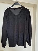 Supee Mooie Zwarte glitter blouse maat 44/46, Kleding | Dames, Zwart, Maat 46/48 (XL) of groter, Ophalen of Verzenden, Gedragen