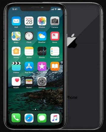 IPhone X 256gb black met 2x Oled scherm & toebehoren  beschikbaar voor biedingen