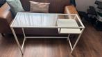 Ikea VITTSJÖ Laptop Tafel in wit, Ophalen, Gebruikt, Glas, 25 tot 50 cm