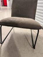 Grijze Stoel met Metalen Onderstel, Huis en Inrichting, Stoelen, Ophalen of Verzenden, Zo goed als nieuw, Metaal, Eén