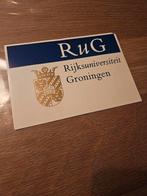 Rijksuniversiteit Groningen sticker, Ophalen of Verzenden, Zo goed als nieuw