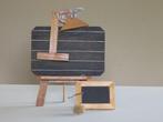 houten ezel met schoolbord, meetlat, driehoek, Antiek en Kunst, Ophalen of Verzenden