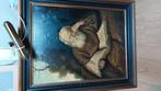 Schilderij lezende pater, Antiek en Kunst, Ophalen