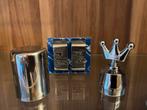 Nieuw Zepter rvs set zouthouder, servettenhouder, flesdop, Ophalen of Verzenden, Nieuw