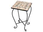 Mooie mozaïek Tafel, Bijzettafel met natuursteen, zwart, Ophalen of Verzenden, Nieuw