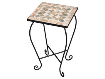 Mooie mozaïek Tafel, Bijzettafel met natuursteen, zwart beschikbaar voor biedingen