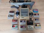 Snes met scope en 12 spellen, Ophalen of Verzenden, Gebruikt, Met 2 controllers