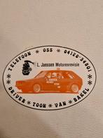 667 Sticker L. Janssen Motorenrevisie Sticker, Ophalen of Verzenden
