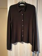 Humanoid blouse, diep bruin, maat XL, zgan, Kleding | Dames, Blouses en Tunieken, Verzenden, Zo goed als nieuw, Maat 46/48 (XL) of groter