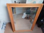 Spiegel in eikenhouten lijst., Huis en Inrichting, Woonaccessoires | Spiegels, Ophalen of Verzenden, Zo goed als nieuw, Rechthoekig