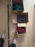 Tiguar bar en gewichten, Sport en Fitness, Ophalen of Verzenden, Zo goed als nieuw