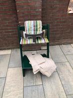 Trip trap stoel met baby zitje en 2 orginele trip trap stof, Kinderen en Baby's, Kinderstoelen, Ophalen of Verzenden, Gebruikt