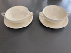 Wedgwood edme soepkop en schotel 2x, Huis en Inrichting, Keuken | Servies, Ophalen of Verzenden