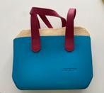 Justo ruime tas in aqua, geel en roze, j wide, Ophalen of Verzenden, Zo goed als nieuw, Roze, Handtas