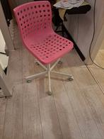 2x bureaustoel (burostoel) roze verstelbaar, Ophalen of Verzenden, Zo goed als nieuw, Roze