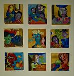 9x picasso ontmoet Corneille  20x20x3cm, Ophalen of Verzenden