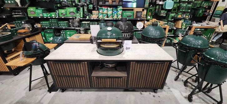 Fraaii Buitenkeuken Bamboo Graphite Rhombus, Tuin en Terras, Buitenkeukens, Nieuw, Houtskool, Vrijstaand, Ophalen of Verzenden