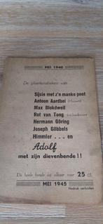 Bevrijdings pamflet " De ploertenstreken van.. ."  4, Verzamelen, Ophalen of Verzenden, Overige soorten, Nederland, Boek of Tijdschrift