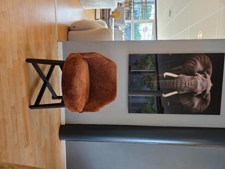 Stoel lima dolly brick - Passe Partout showroommodel, Huis en Inrichting, Stoelen, Nieuw, Vier, Stof, Overige kleuren, Ophalen