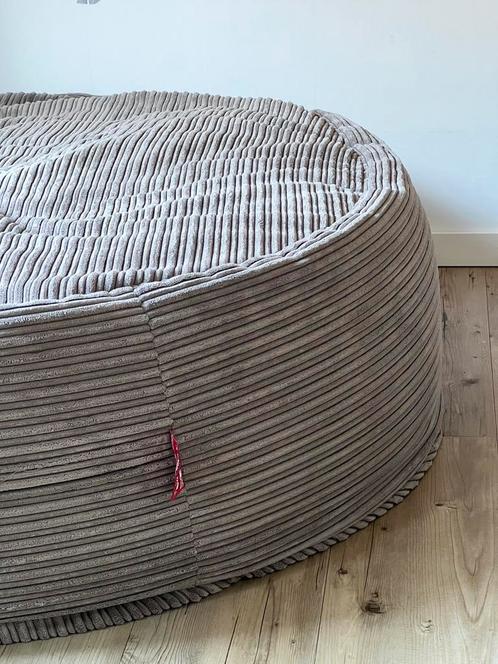 Lounge Pug Mega Zitzak, Huis en Inrichting, Zitzakken, Zo goed als nieuw, Zitzak, Grijs, Ophalen
