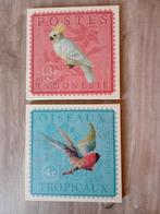 2 x zgan canvas schilderij 30x 30 cm, Ophalen of Verzenden, Zo goed als nieuw