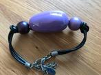 Mooie armband met paarse steen, Ophalen of Verzenden, Zo goed als nieuw