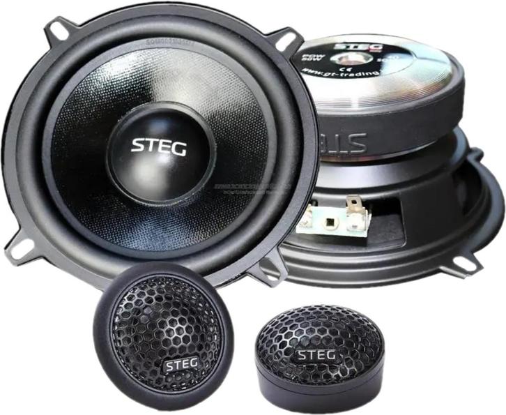 STEG SQ130C 13 cm composet / auto speakers 5.25''', Auto diversen, Autospeakers, Nieuw, Ophalen of Verzenden